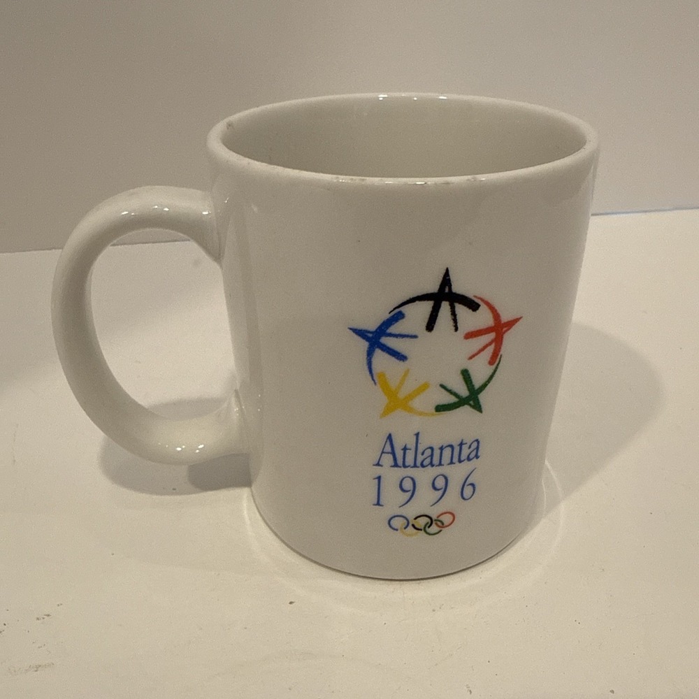 Vintage Rare 1996 Summer Olympics‎ Atlanta Coffee Mug Cup new with tags